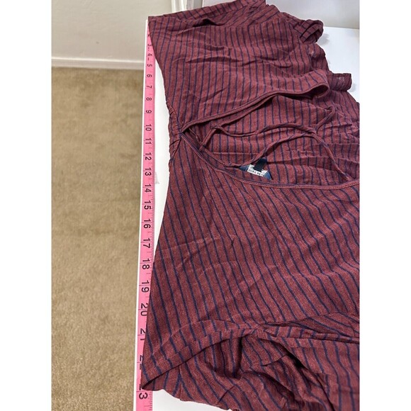 Lucky Brand Woman Babydoll Top Long Sleeve Size L Linen Boho Hippie Peasant - Picture 6 of 12